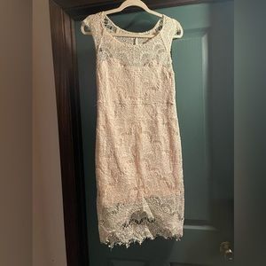 Free People cream lace dress